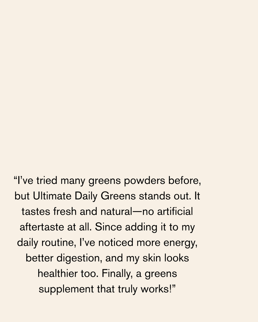 Ultimate Daily Greens Elixir